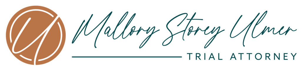 Mallory Storey Ulmer Trial Attorney logo